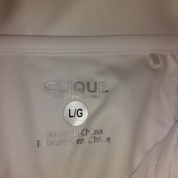Clique L Tank top mens white shirt polo - Picture 4 of 5